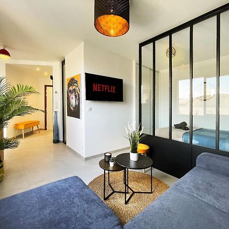 Homey Superchill - Appartement Moderne Et Tout Equipe - Netflix Et Wifi Inclus - Situe En Hyper-Centre - Proche Geneve Annemasse Luaran gambar