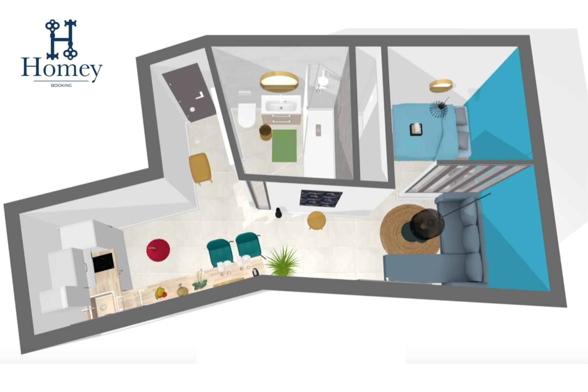 Homey Superchill - Appartement Moderne Et Tout Equipe - Netflix Et Wifi Inclus - Situe En Hyper-Centre - Proche Geneve Annemasse Luaran gambar